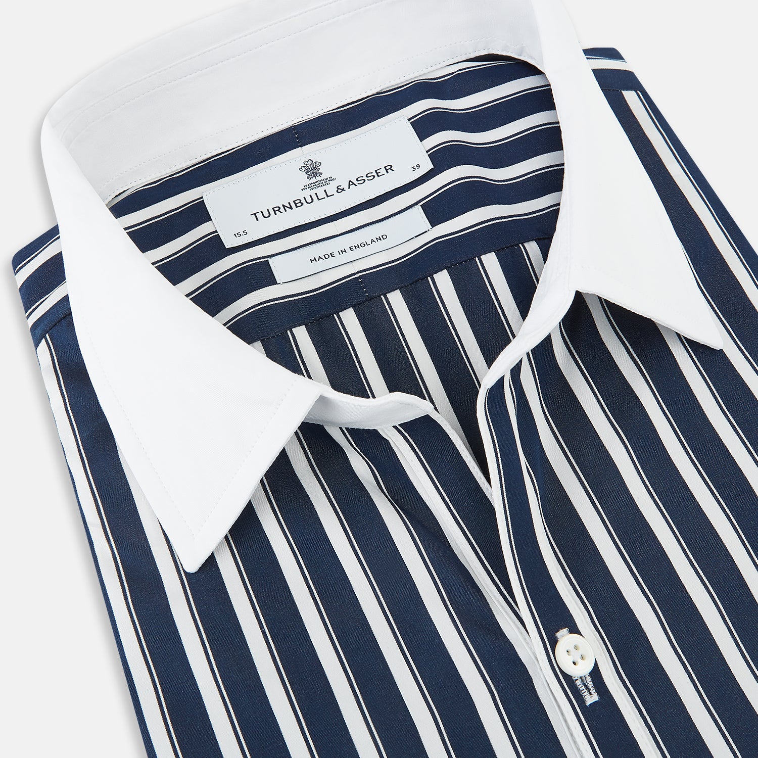 View 2 of product SHIRTS RF WH WINDSOR OPEN CLR WH 3BC WH STR ON NVY 15