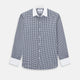 SHIRTS RF WH WINDSOR OPEN CLR WH 3BC NAVY CHECK 17