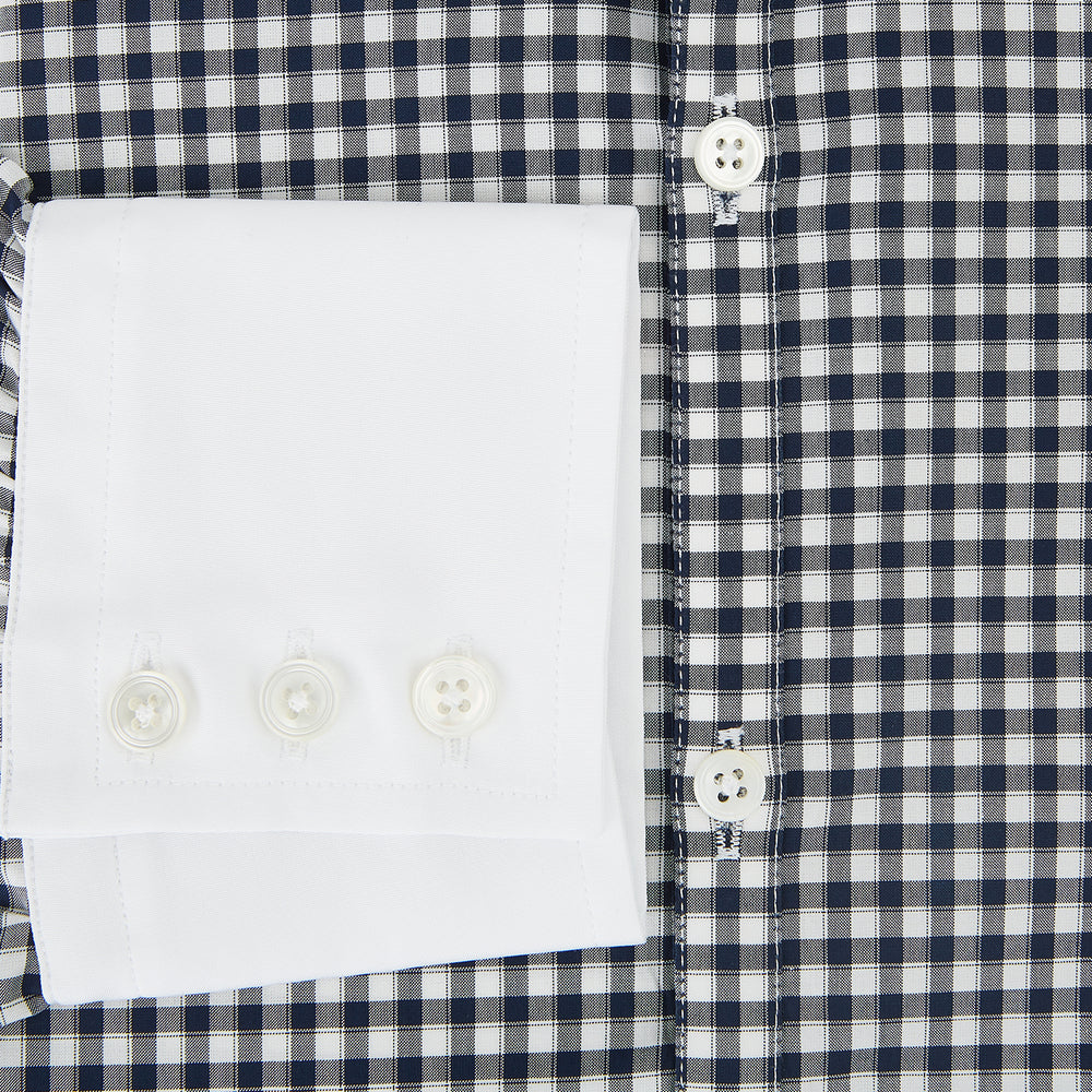 SHIRTS RF WH WINDSOR OPEN CLR WH 3BC NAVY CHECK 17