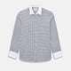 SHIRTS RF WH WINDSOR OPEN CLR WH 3BC NAVY CHECK 17.5