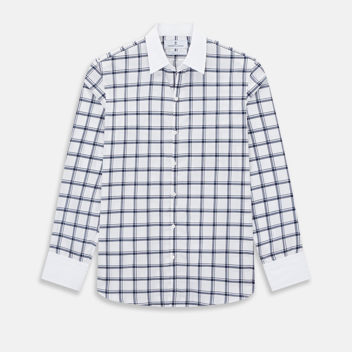 View 1 of product SHIRTS RF WH WINDSOR OPEN CLR WH 3BC NAVY CHECK 16.5