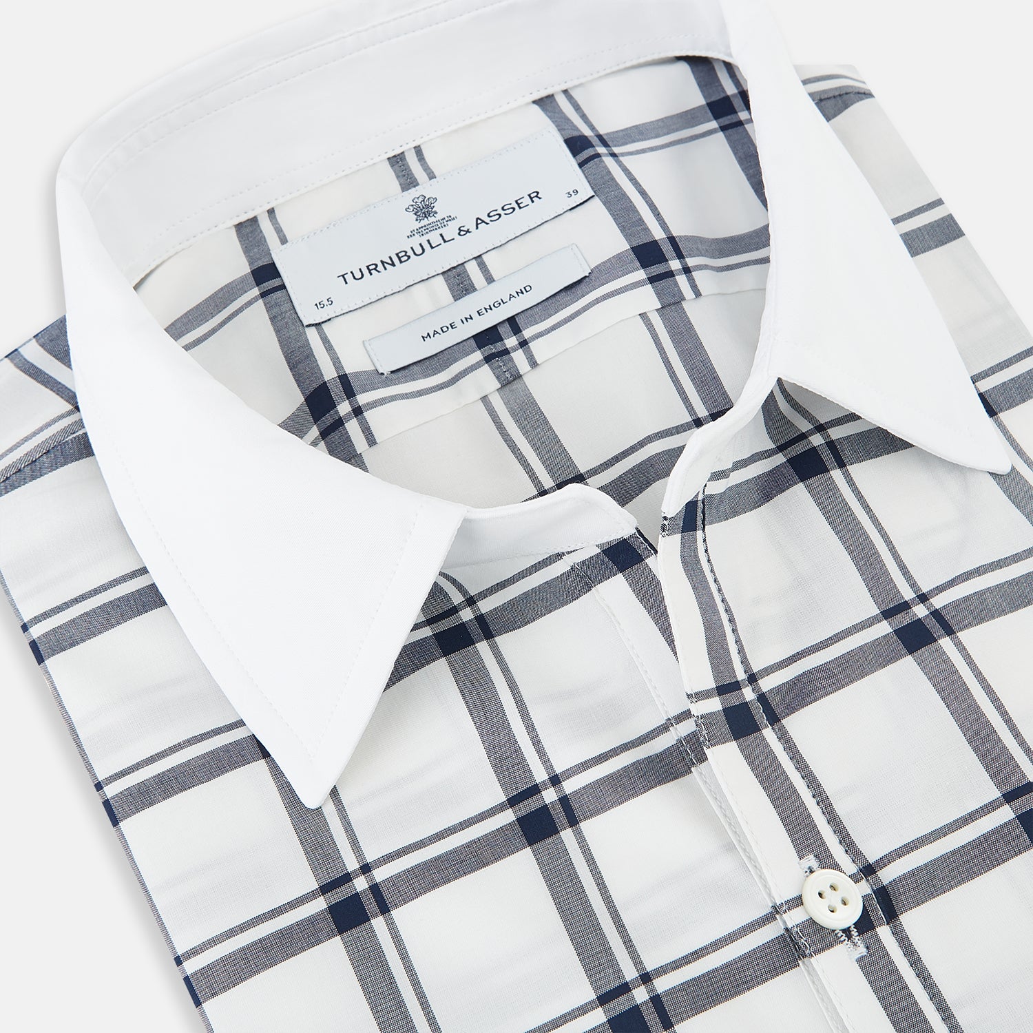 View 2 of product SHIRTS RF WH WINDSOR OPEN CLR WH 3BC NAVY CHECK 16.5