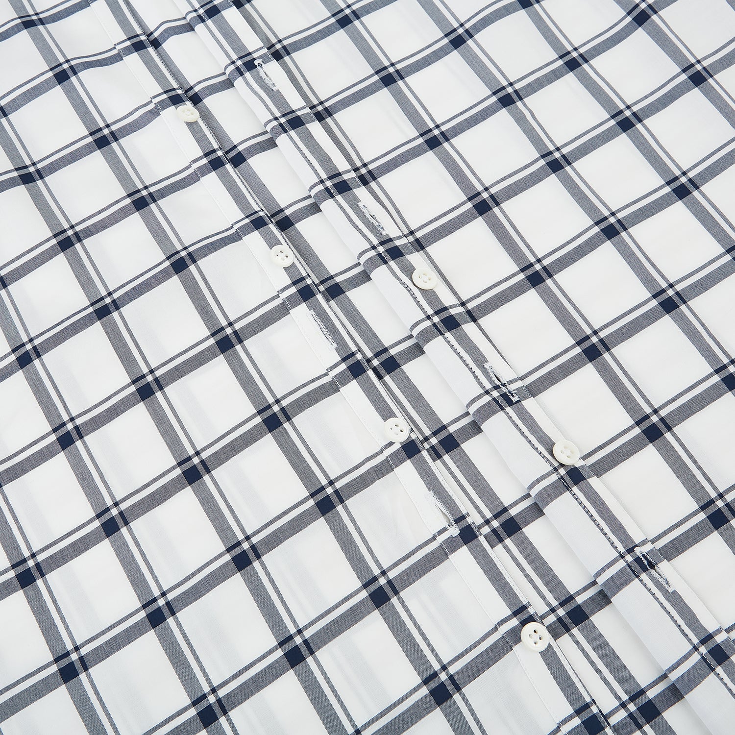 View 7 of product SHIRTS RF WH WINDSOR OPEN CLR WH 3BC NAVY CHECK 16.5