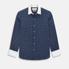 View 1 of product SHIRTS RF WH WINDSOR OPEN CLR WH 3BC WH CHK ON NVY 14.5