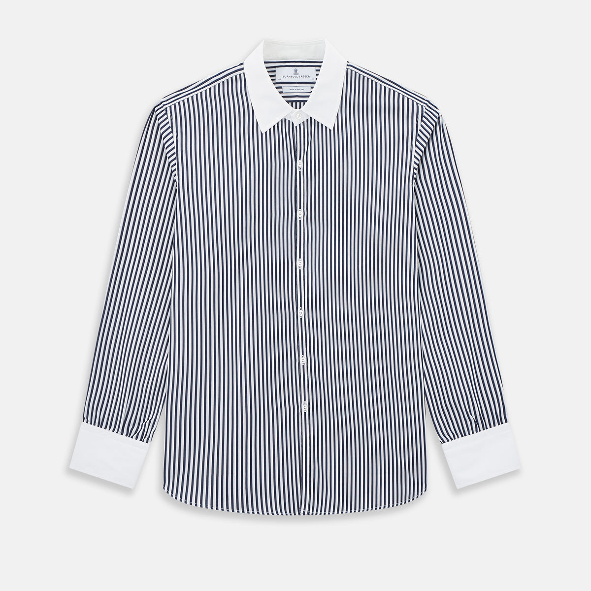 View 1 of product SHIRTS RF WH WESTMINSTER CLSD CLR WH 3BC NVY STR 18.5