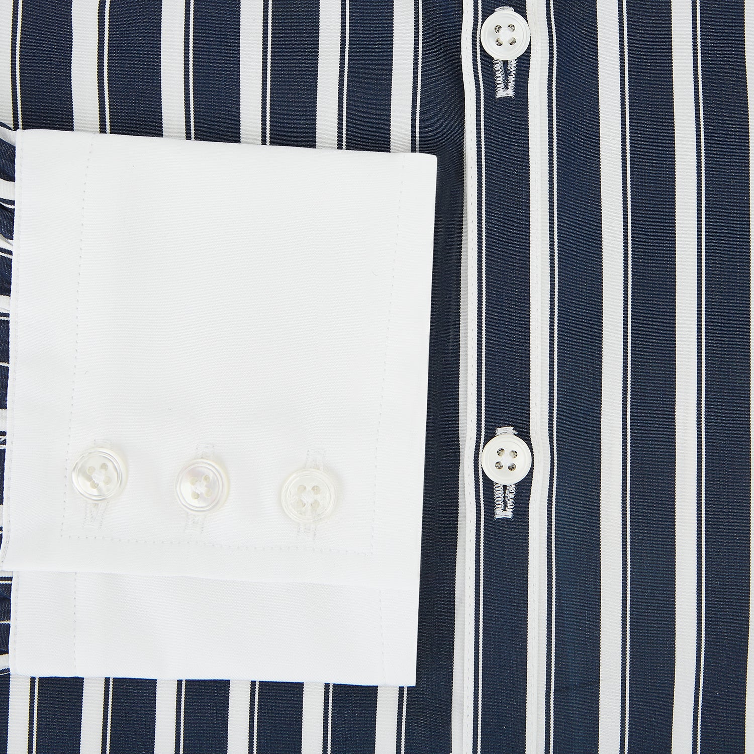 View 4 of product SHIRTS RF WH WESTMINSTER CLSD CLR WH 3BC NVY STR 17.5