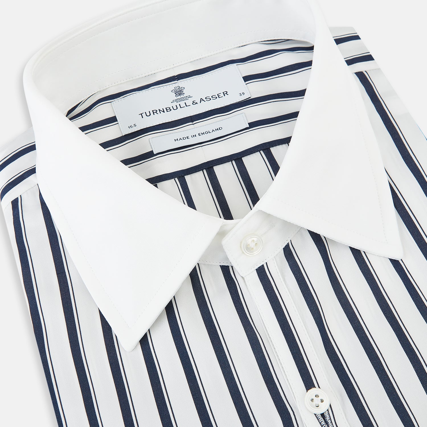 View 2 of product SHIRTS RF WH WESTMINSTER CLSD CLR WH 3BC NVY STR 14.5