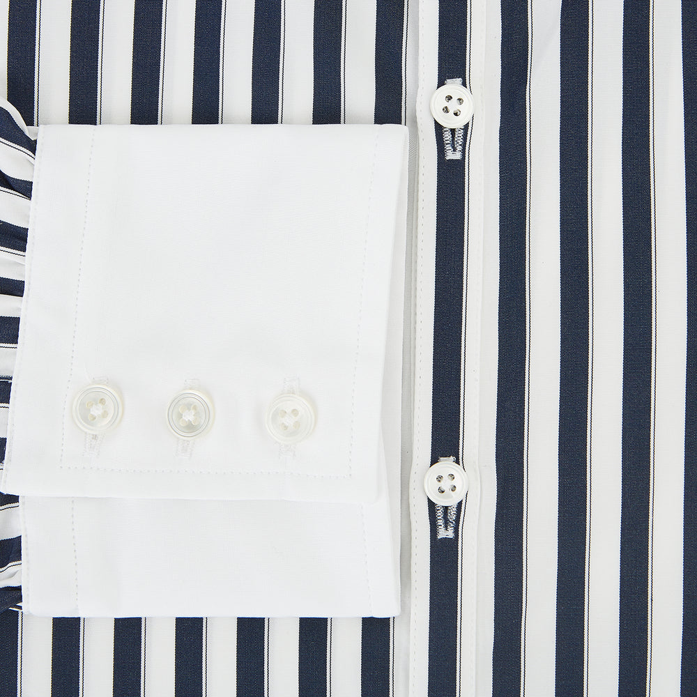SHIRTS RF WH WESTMINSTER CLSDCR WH 3BC WHT STR NVY 14.5