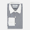 View 5 of product SHIRTS RF WH WESTMINSTER CLSDCR WH 3BC WHT STR NVY 14.5