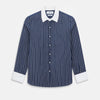 View 1 of product SHIRTS RF WH WESTMINSTER CLSDCR WH 3BC WHT STR NVY 15.5
