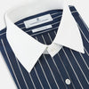 View 2 of product SHIRTS RF WH WESTMINSTER CLSDCR WH 3BC WHT STR NVY 15.5