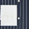 View 4 of product SHIRTS RF WH WESTMINSTER CLSDCR WH 3BC WHT STR NVY 15.5