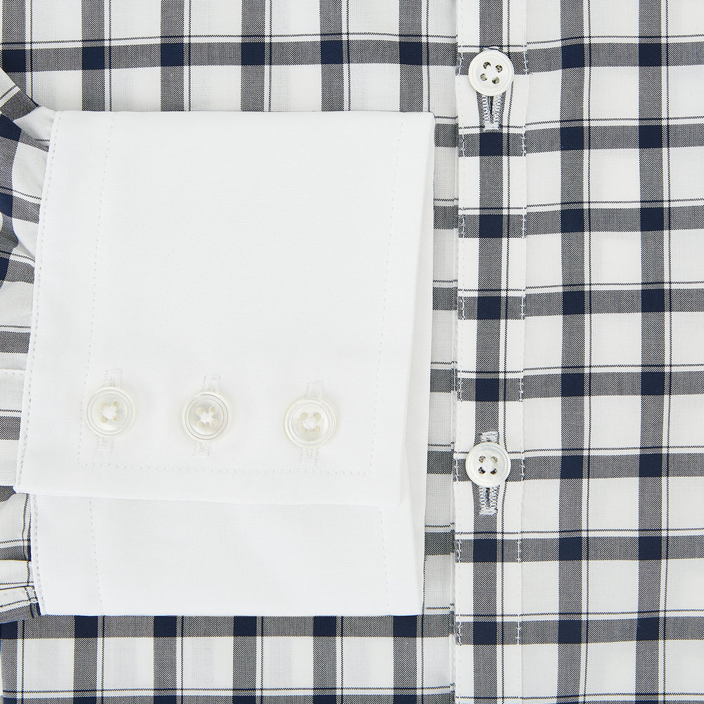 SHIRTS RF WH WESTMINSTER CLSD CLR WH 3BC NVY CHK 19
