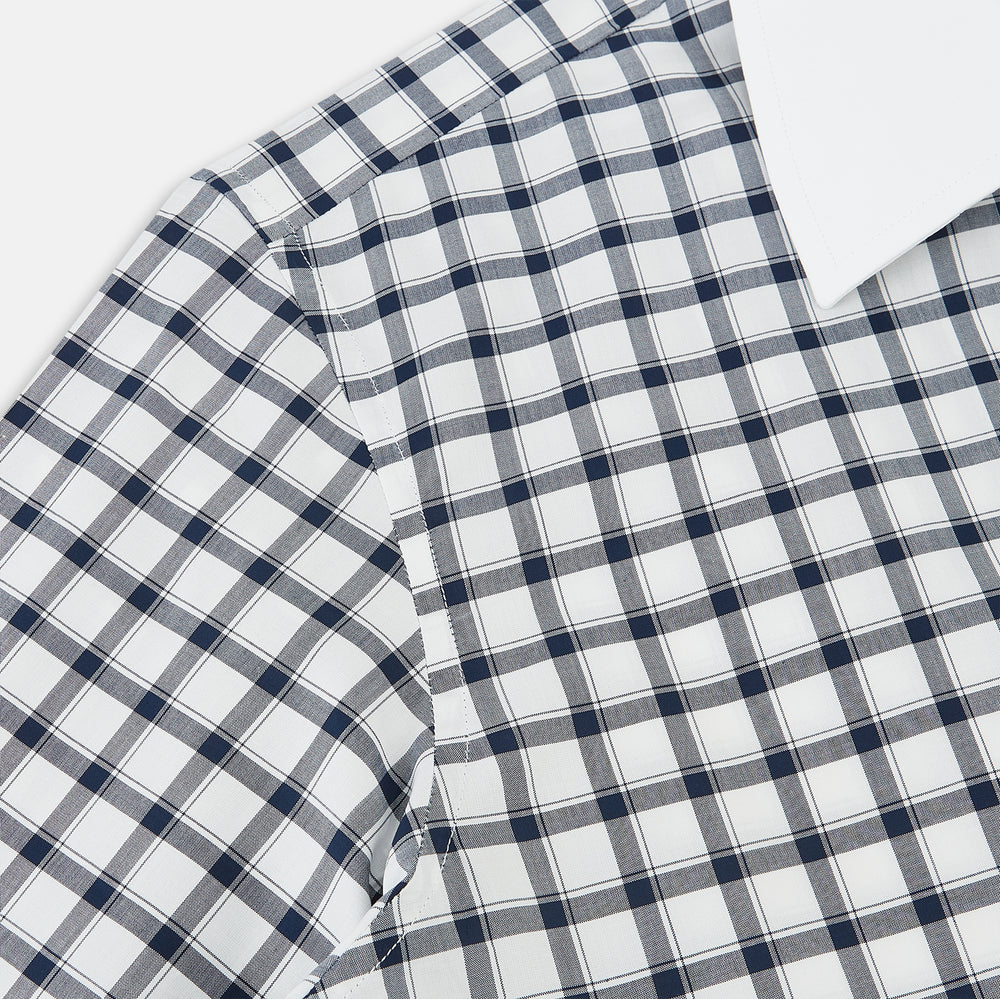 SHIRTS RF WH WESTMINSTER CLSD CLR WH 3BC NVY CHK 19