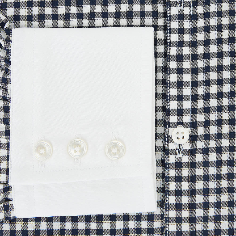 SHIRTS RF WH WESTMINSTER CLSD CLR WH 3BC NVY CHK 18.5