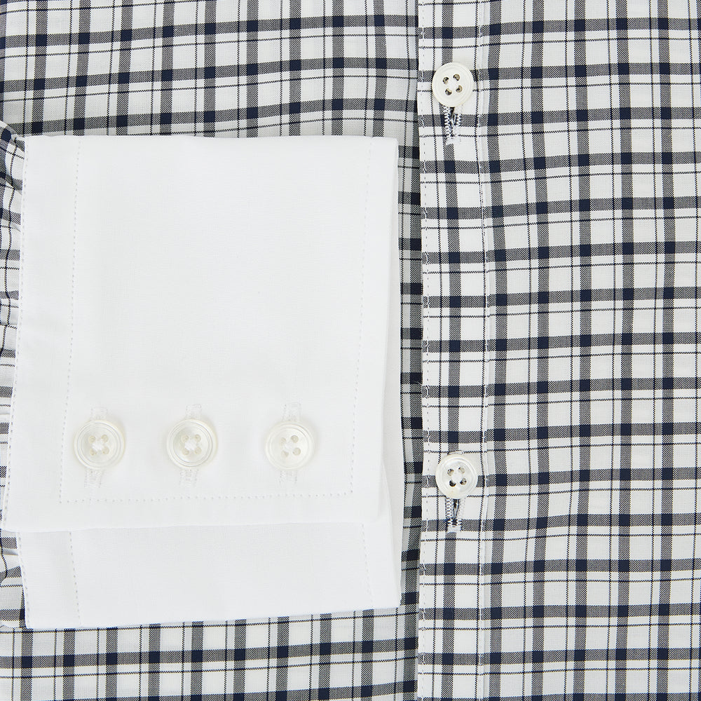 SHIRTS RF WH WESTMINSTER CLSD CLR WH 3BC NVY CHK 149G / 15.75