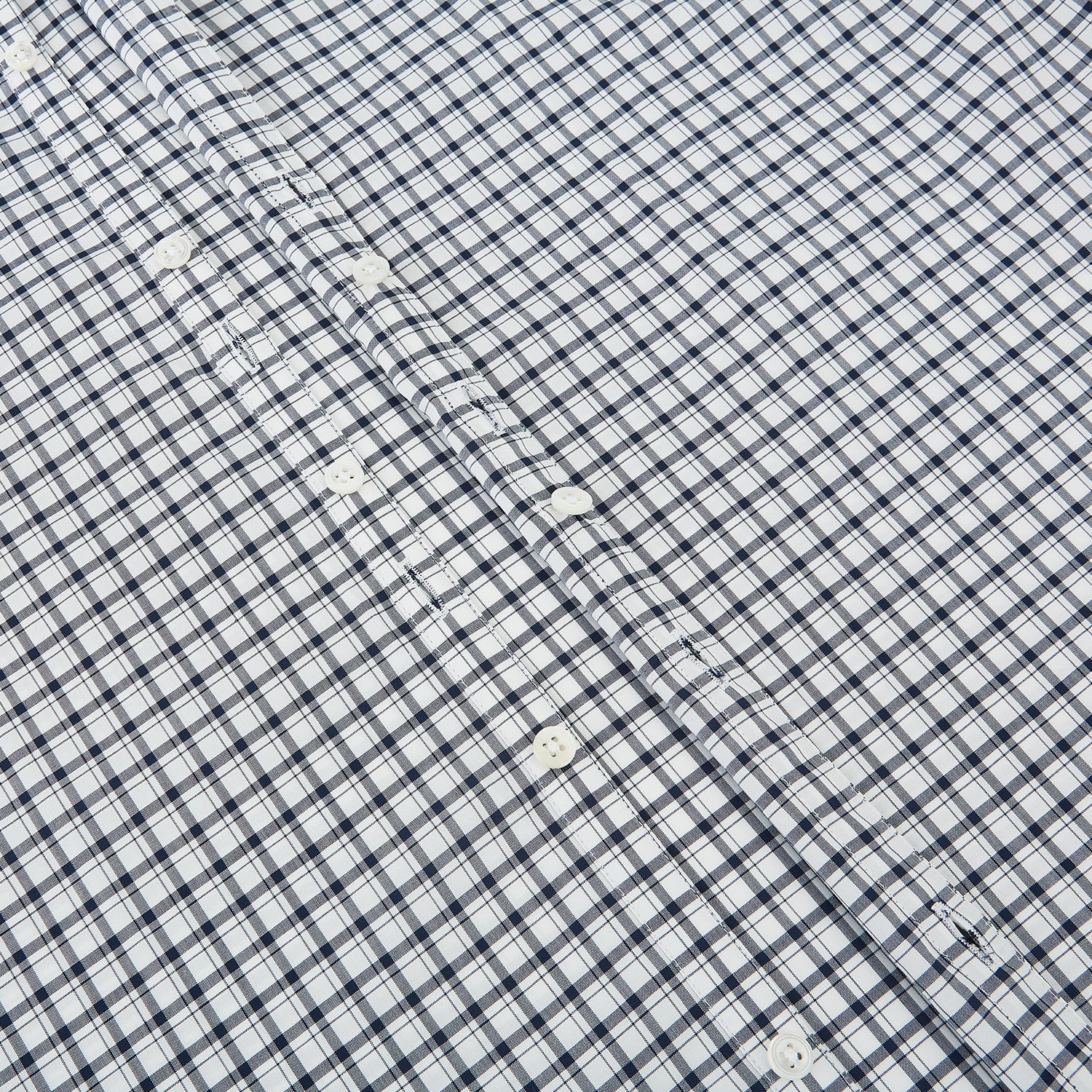 View 7 of product SHIRTS RF WH WESTMINSTER CLSD CLR WH 3BC NVY CHK 149G / 15.75