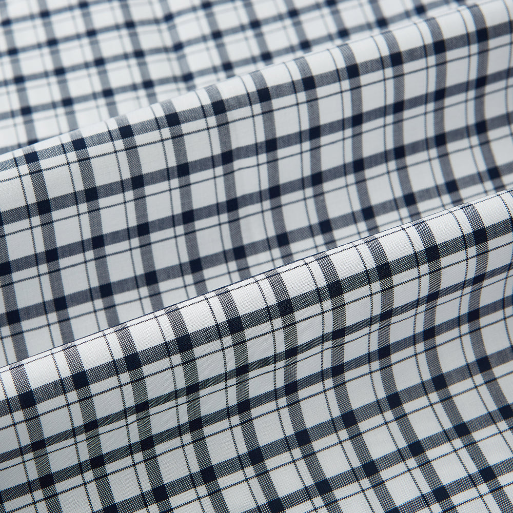SHIRTS RF WH WESTMINSTER CLSD CLR WH 3BC NVY CHK 149G / 15.75