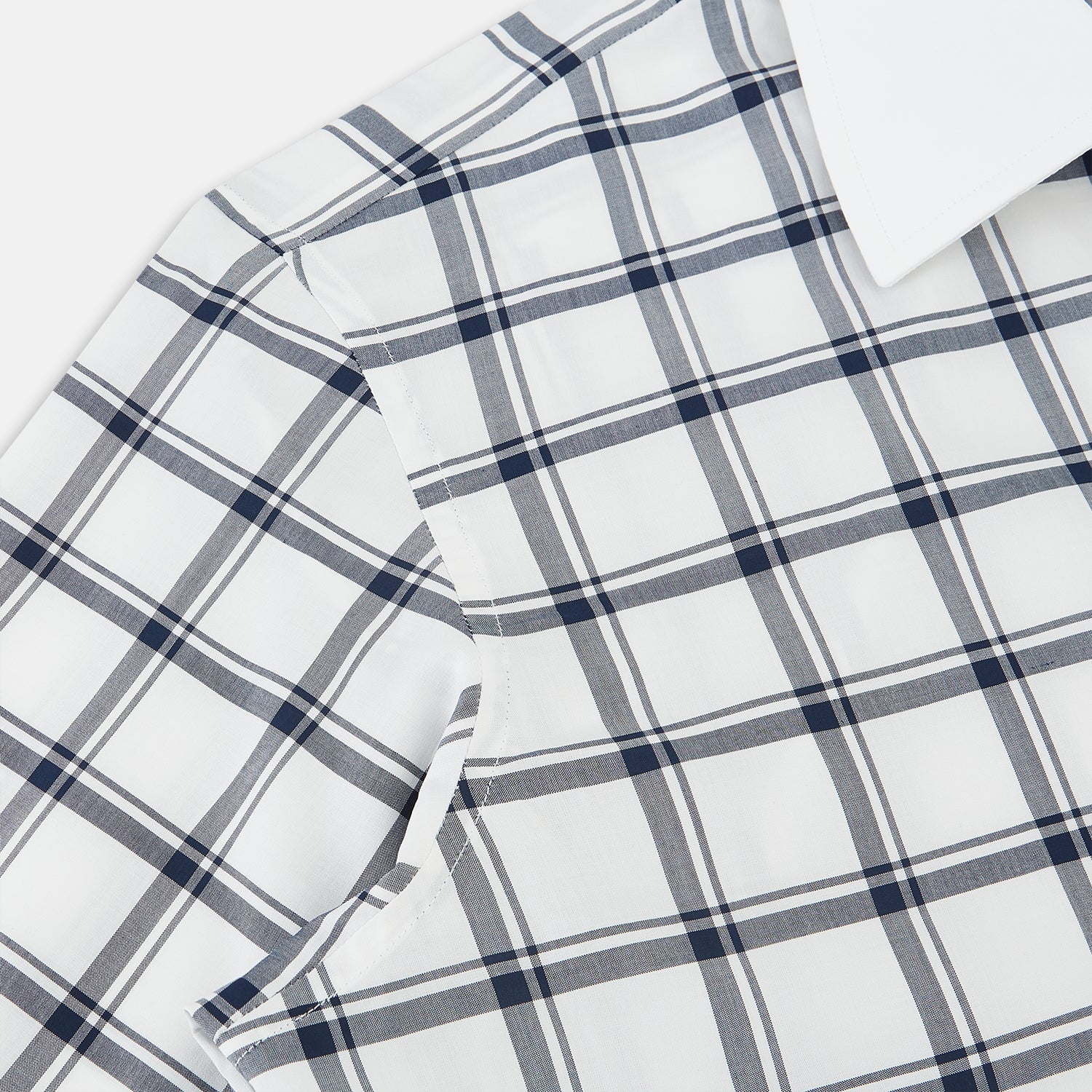 View 6 of product SHIRTS RF WH WESTMINSTER CLSD CLR WH 3BC NVY CHK 19