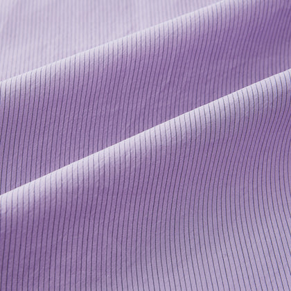 Pinstriped Baby Pink Tailored Fit Shirt in Cotton Image 6
