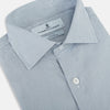 View 2 of product Steel Grey Micro-Tattersall Check Belgravia Shirt 17.5