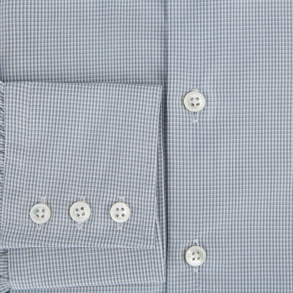 SHIRTS NEW TAILORED FIT KENT CLR 3BC STEEL GRY CHK Image 3