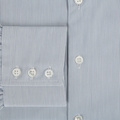 SHIRTS NEW TAILORED FIT KENT CLR 3BC STEEL GRY STR Image 3
