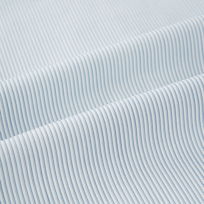Steel Grey Ripple Double Pinstripe Belgravia Shirt Image 5