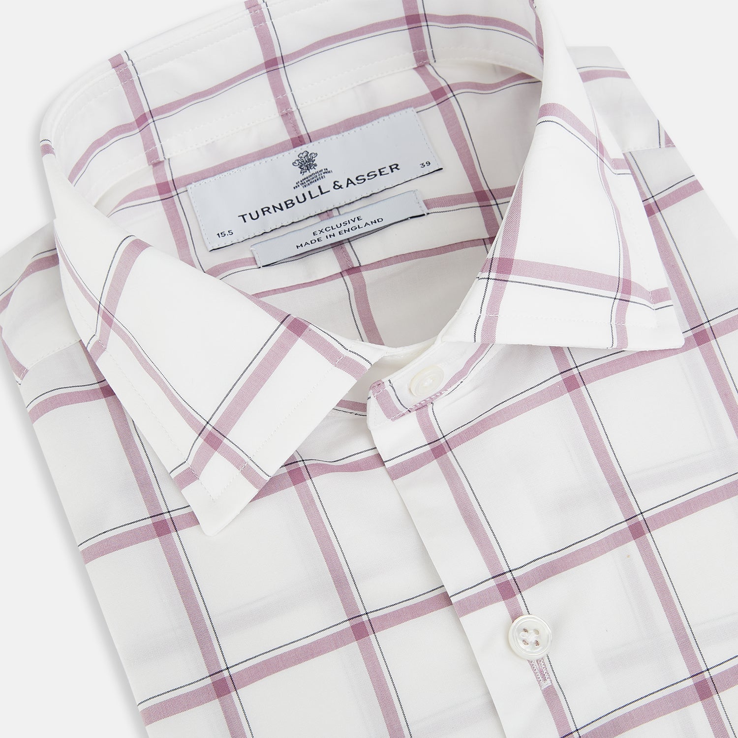 View 5 of product PINK LARGE CHECK SHIRT 14.5
