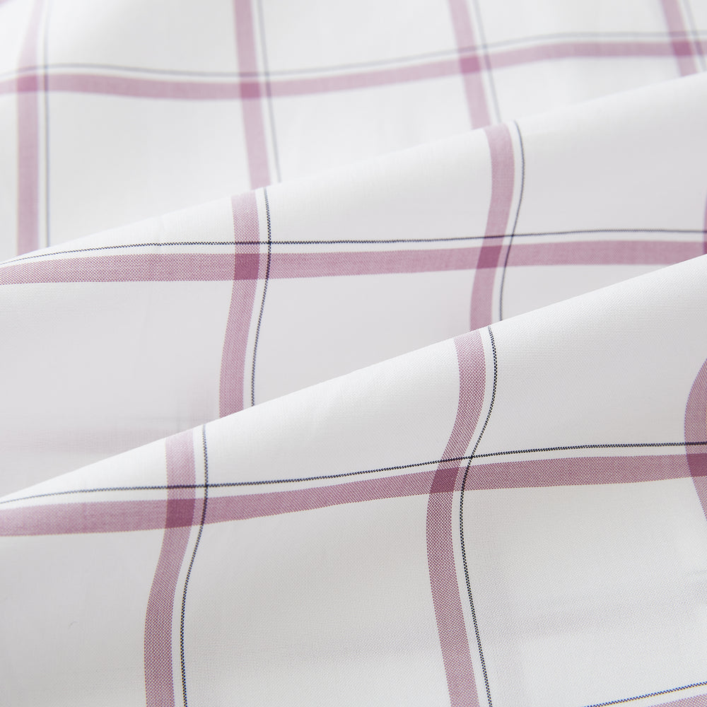 PINK LARGE CHECK SHIRT 14.5
