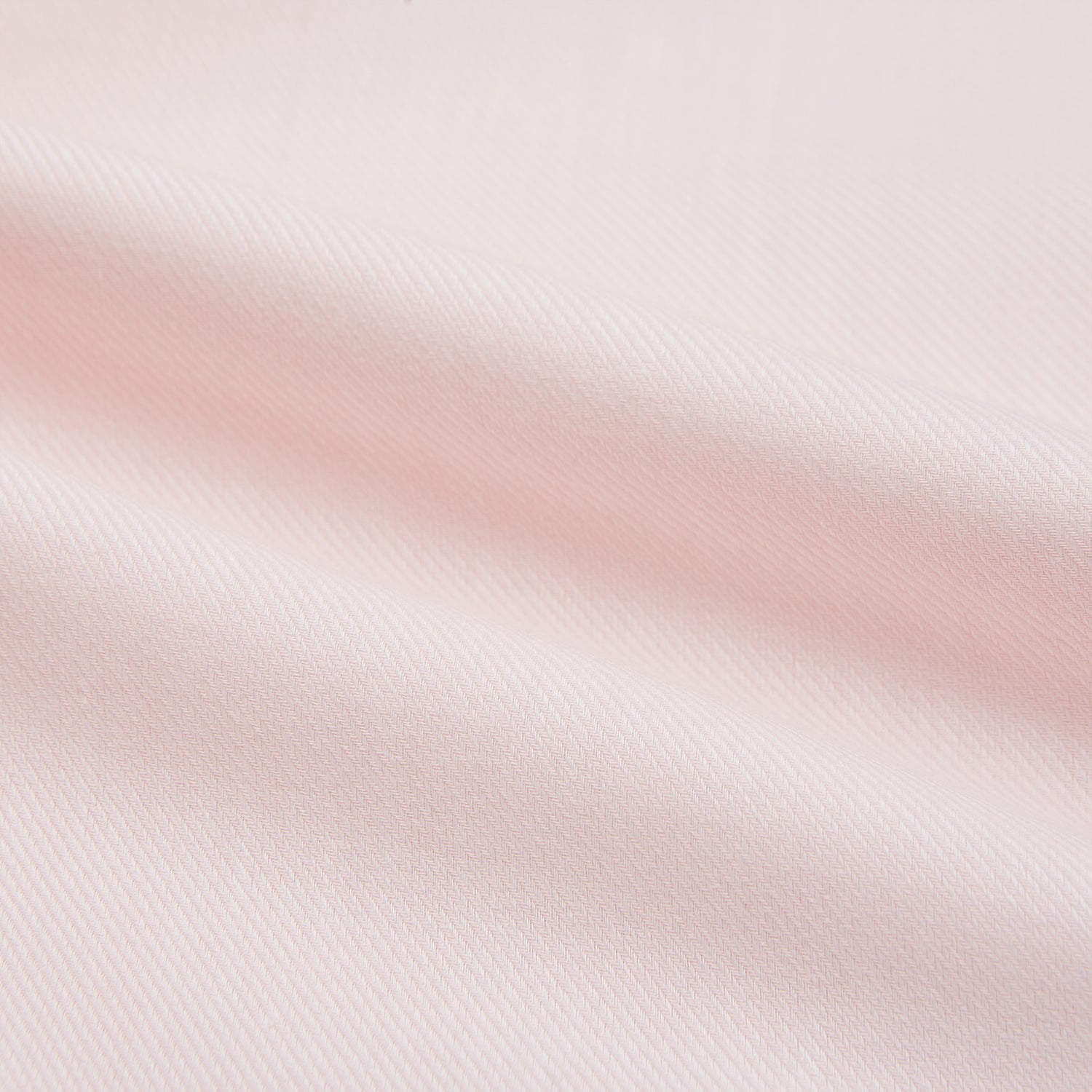 View 6 of product The Turnbull & Asser Tailored Fit Pale Pink Cotton Cashmere Belgravia Shirt features long sleeves and a collar for a formal look, shown flat against a white background.