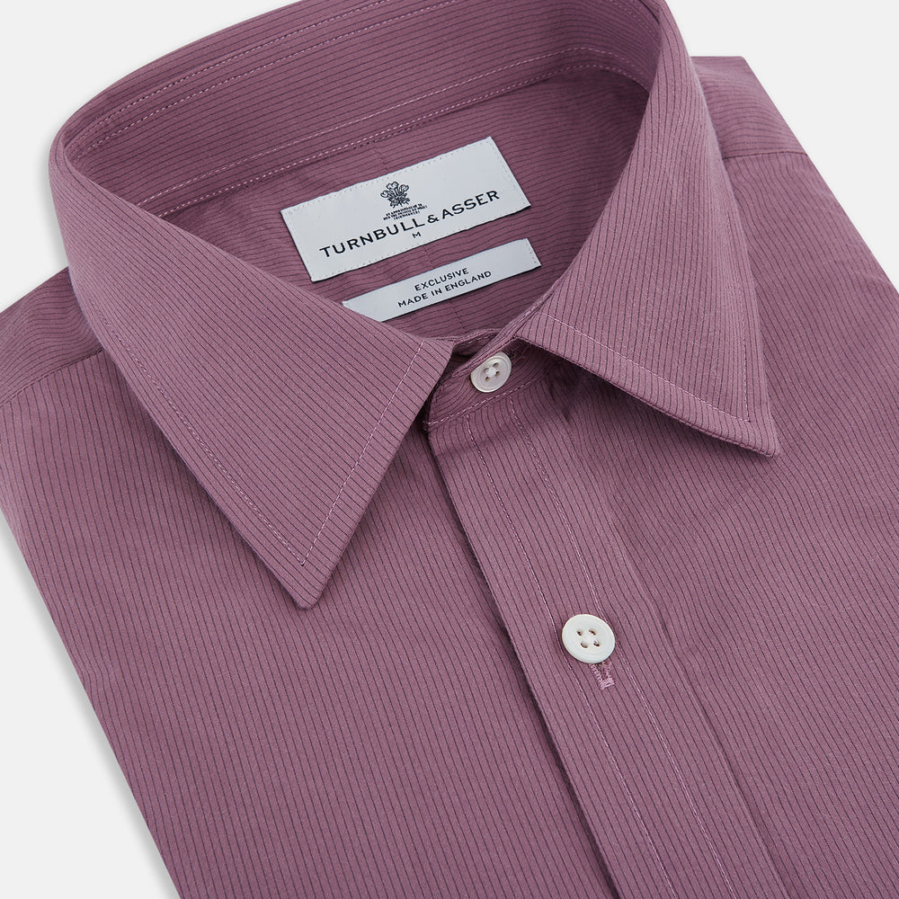 Antique Pink Pinstripe Richmond Shirt XXL