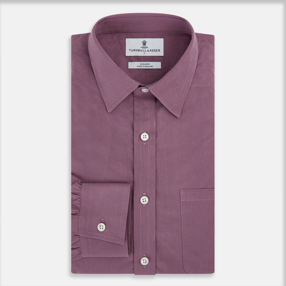 Antique Pink Pinstripe Richmond Shirt XXL