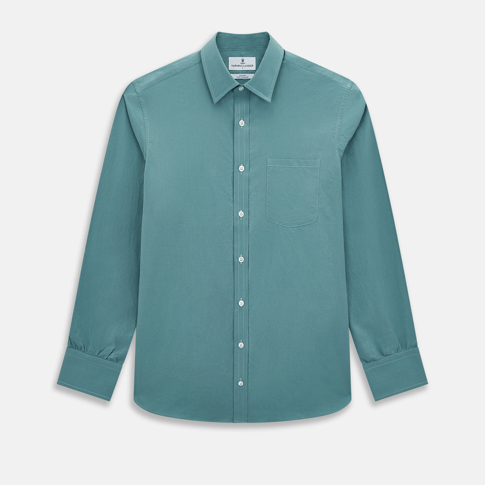 Sage Pinstripe Richmond Shirt XXL