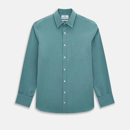 Sage Pinstripe Richmond Shirt