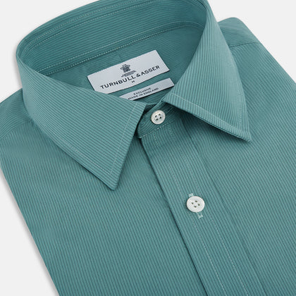 Sage Pinstripe Richmond Shirt Image 1