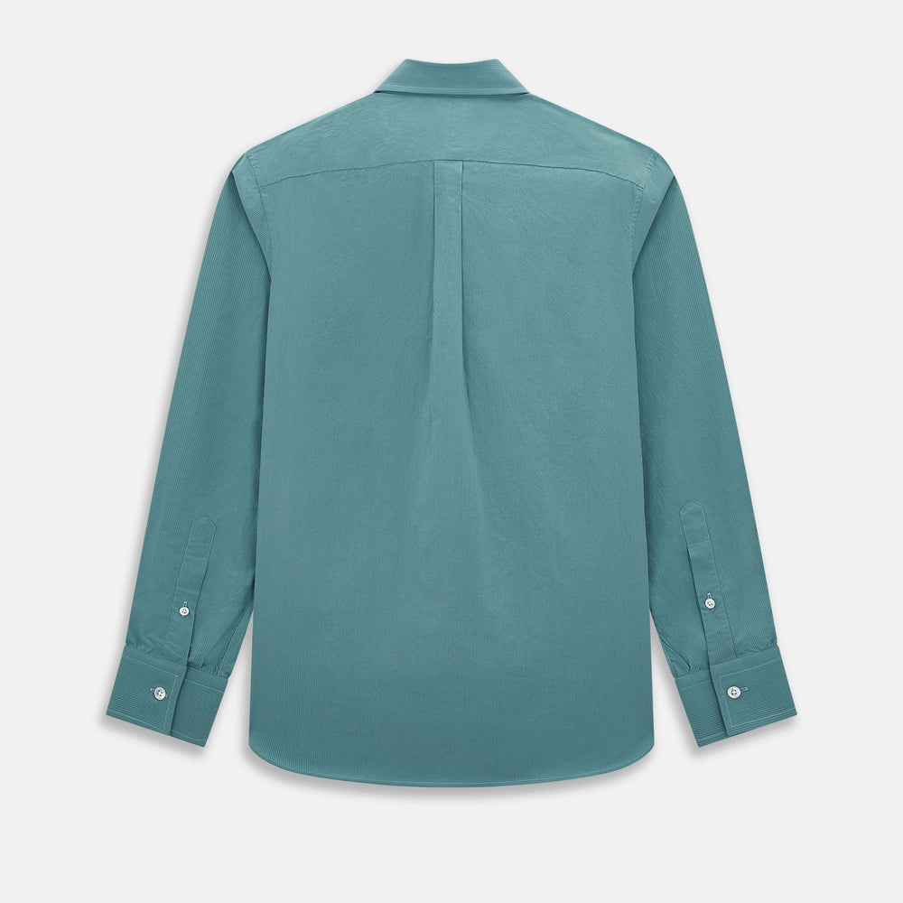 Sage Pinstripe Richmond Shirt XXL