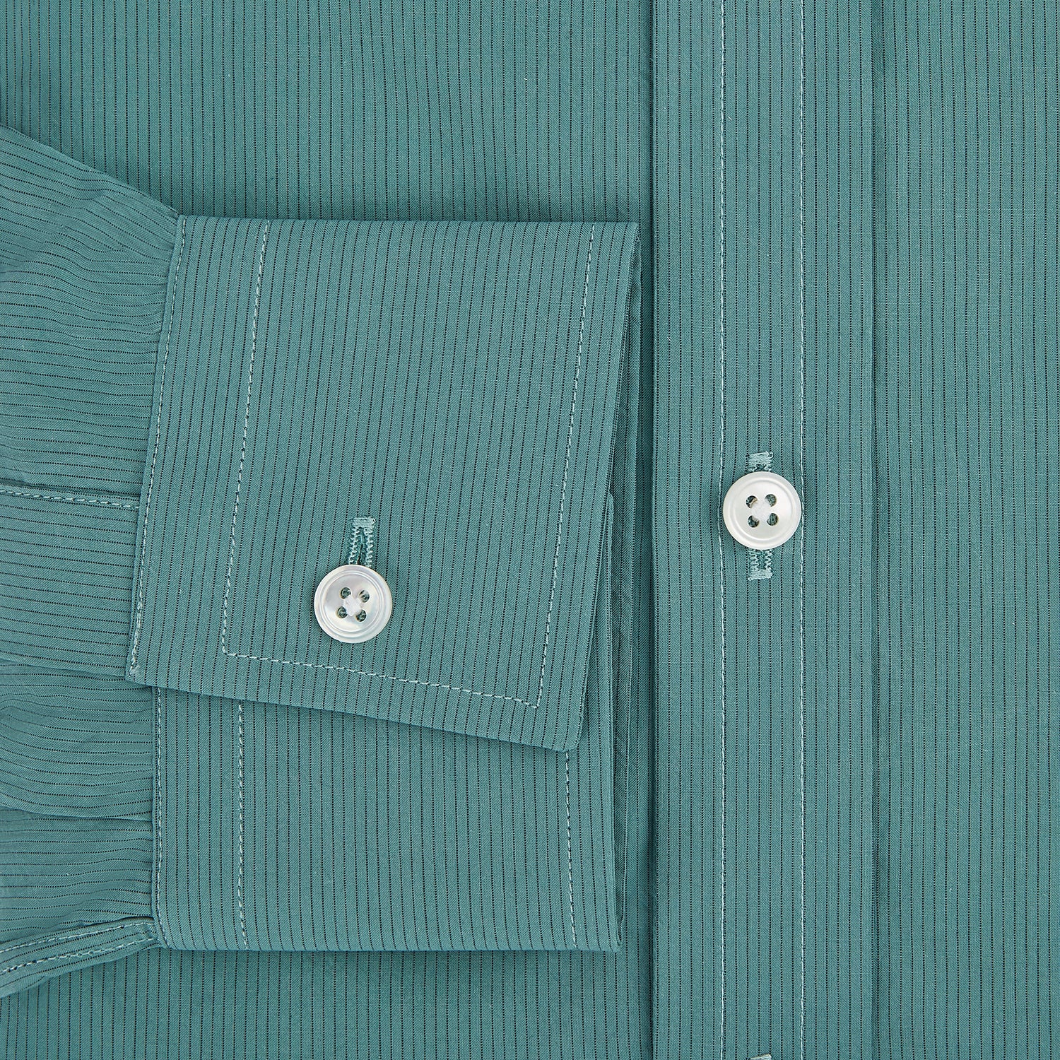 View 4 of product Sage Pinstripe Richmond Shirt XXL