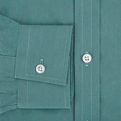 Sage Pinstripe Richmond Shirt Image 3