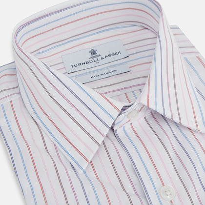 Multi Pencil Stripe Richmond Shirt Image 1