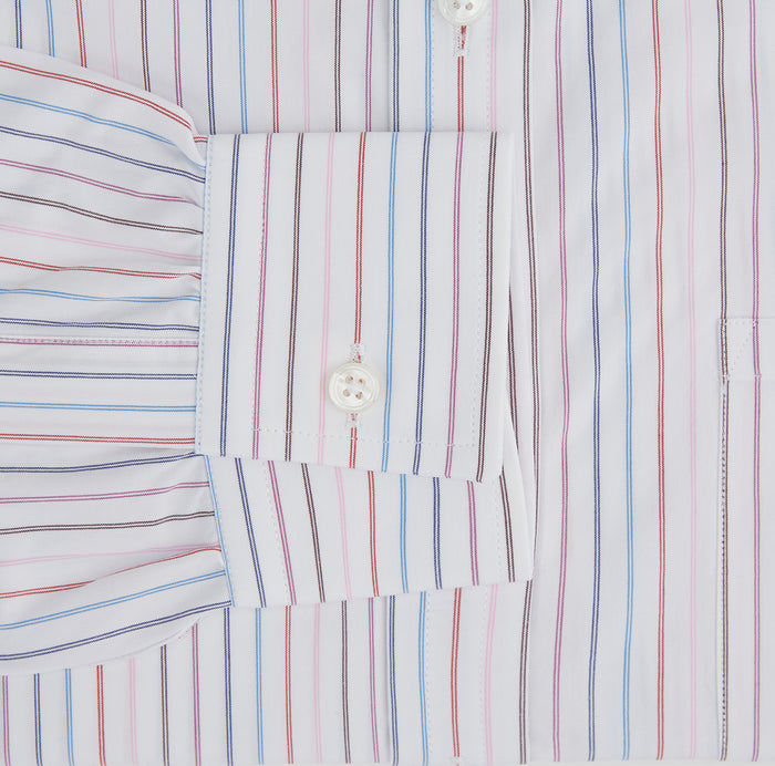 Multi Pencil Stripe Richmond Shirt Image 2