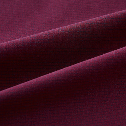 Wine Pin Check Richmond Shirt Image 5