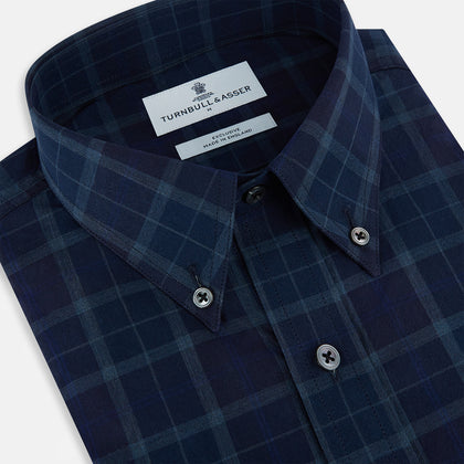 SHIRTS WF DORSET CLR 1BC 2 CHST PKTS NAVY WHTE CHK Image 1