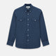 Indigo Tonal Windowpane Richmond Shirt L