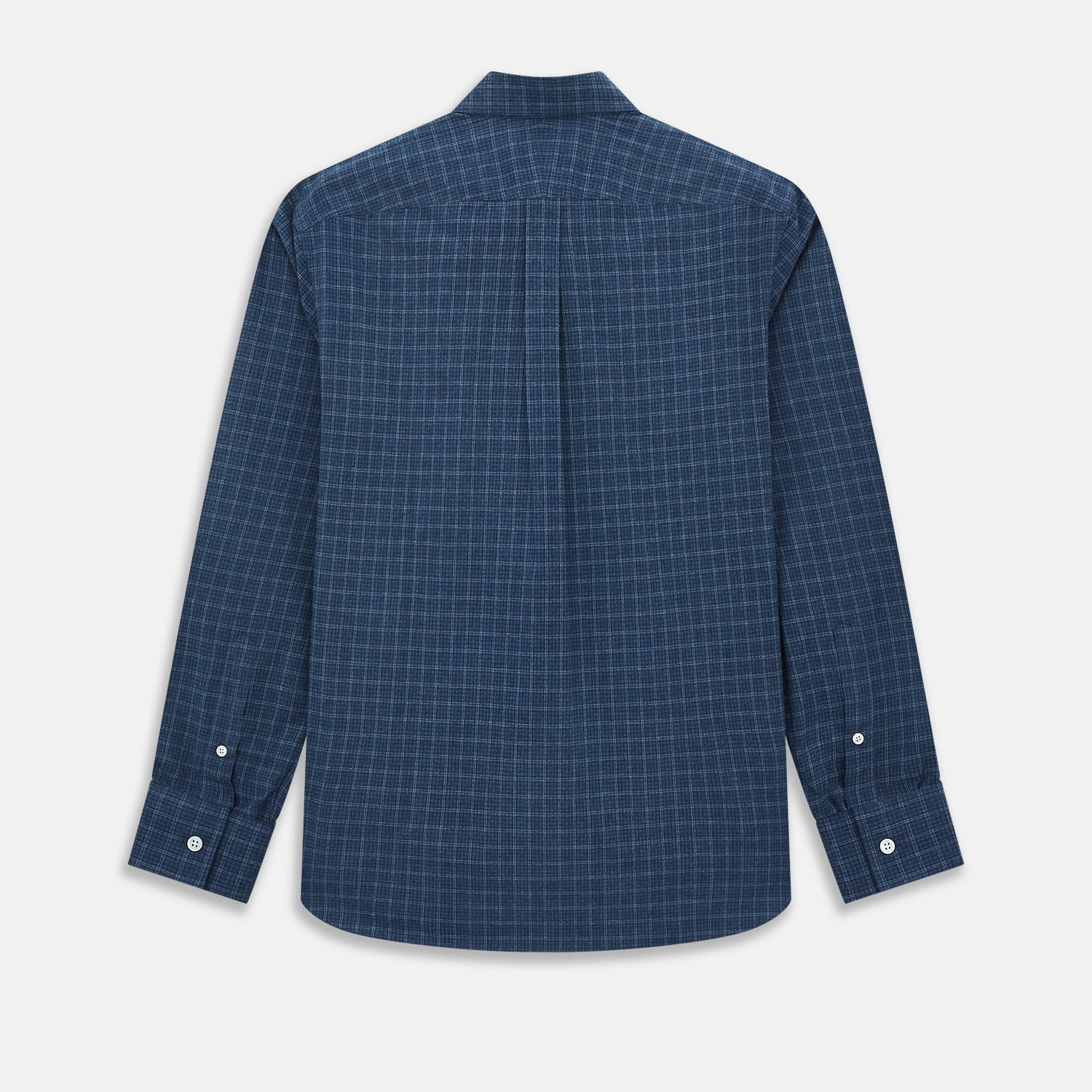 View 3 of product Indigo Tonal Windowpane Richmond Shirt L