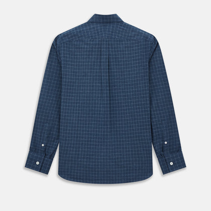 SHIRTS WF DORSET CLR 1BC 2 CHST PKTS INFIGO/WH CHK Image 2