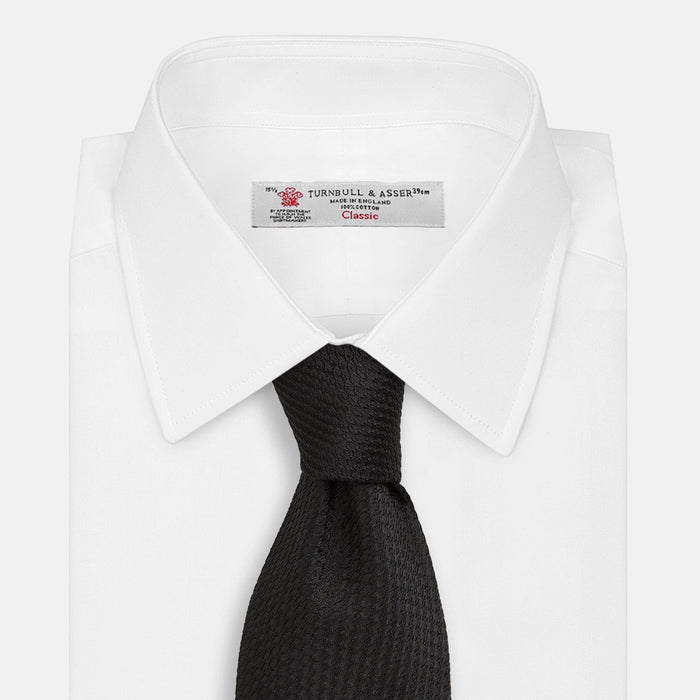 Black Lace Silk Tie Image 1