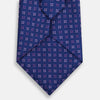 View 3 of product The Turnbull & Asser Blue and Pink Multi Dot Silk Tie, featuring a refined dot pattern, is displayed on a white background—an elegant accessory perfect for modern office style.