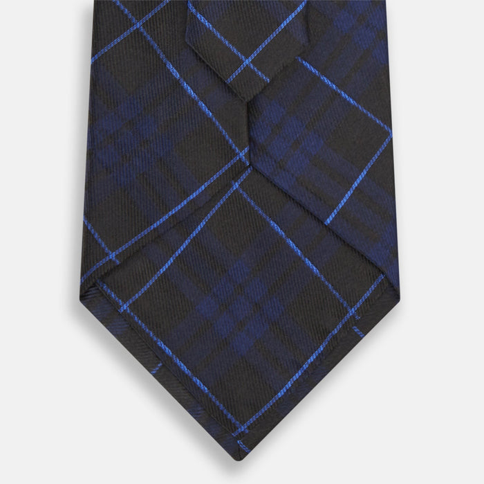 Green Tartan Silk Tie Image 2