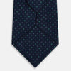 View 3 of product Dark Navy Geometric Pin-Dot Silk Tie OS